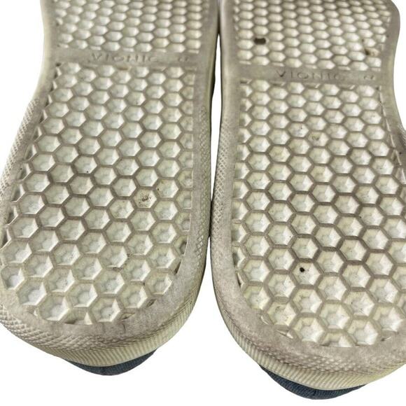 Vionic Ivy Womens Blue Slip On Flats Casual Loafers Canvas Shoes Stretch sz 8.5 - Picture 14 of 16